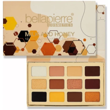 Bellapierre, Milk & Honey, Eyeshadow Palette, 12 S