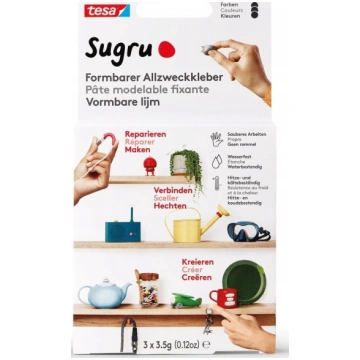 Tesa Masa Remonta Līme Melns Sugru 3 X 3,5g