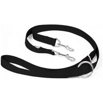 Trixie Classic Adjustable Neilon Leash Black, 10mm