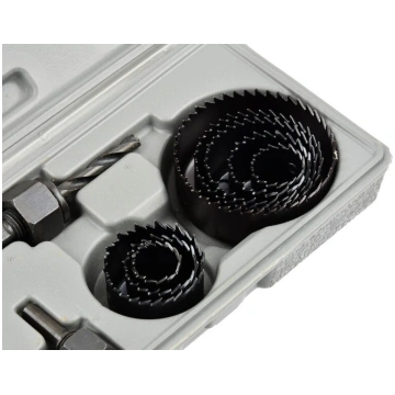 Kroņurbis kokam 19-64mm (11gab.) Geko
