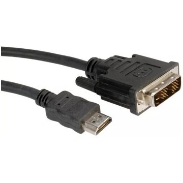DVI kabelis ROLINE DVI (18+1) M - HDMI M 3 m