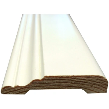 Durvju aploda, 220 cm x 9 cm x 1.5 cm, balta krās