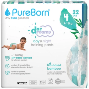 PureBorn Day Dreams uzvelkamās autiņbiksītes 4.izm