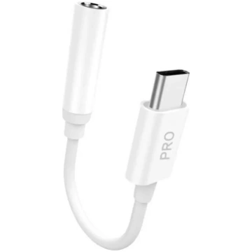 Adapter USB Dudao L16C Pro USB-C - Jack 3.5mm Bial