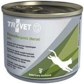Mitrā kaķu barība Trovet Hypoallergenic, zirga gaļ