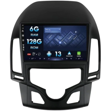 6G + 128G Auto Radio Android 13 2 DIN da 9 pollici