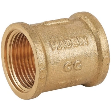 Mufta 1/4"x1/4", misiņa C002000