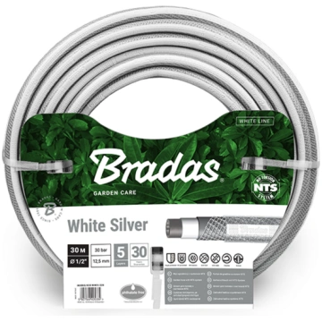Laistīšanas šļūtene Bradas, Nts White Silver, 20 m