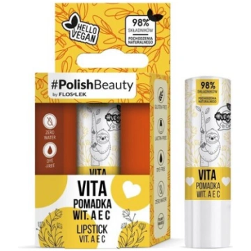 Lūpu balzams Floslek #PolishBeauty Lipstick Vita, 