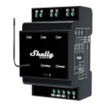 Shelly Relais "Wave" Hutschiene Pro 3 Max. 48 A Ph