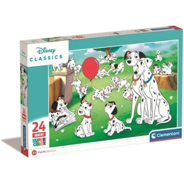 Clementoni CLE puzzle 24 maxi SuperKolor Disney An