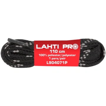 Kurpju snores plak. 110cm 1paris melns-pelekas ( 5