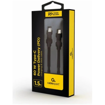 CABLE USB-C PD 1.5M/CC-USB2-CMCM60-1.5M GEMBIRD CC