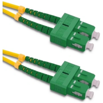 Qoltec Patchcord fiber optic SC/APC - SC/APC | Sin
