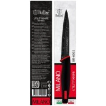 BOLLIRE KNIFE UNIVERSAL MARBLE COATING 12.5CM 0001
