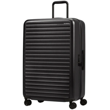 Liels koferis Samsonite Stackd, melns