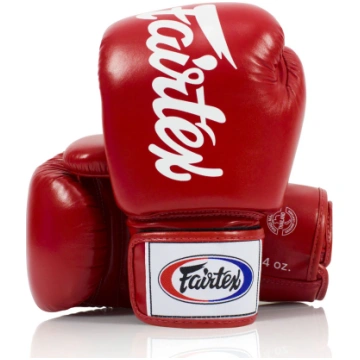 Thai boxing gloves Fairtex BGV19 Deluxe Red