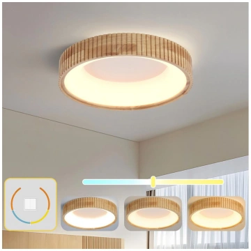 Brilagi - LED griestu gaismeklis FALCON WOOD MODER
