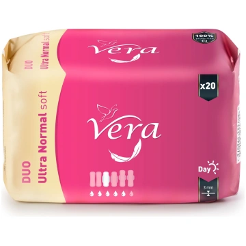 VERA Sieviešu higiēniskās paketes Duo Ultra Normal