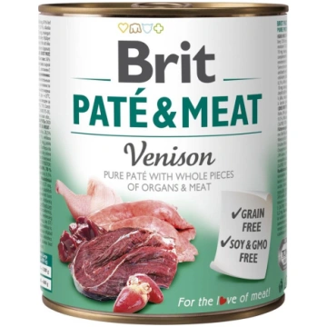 BRIT Pastēte un gaļa ar brieža gaļu - 800g