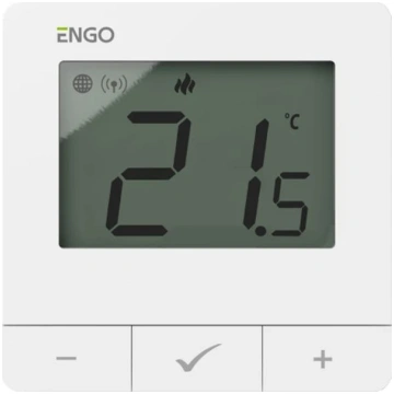 Telpas termostats E25, balts, 230V, ZigBee, ENGO |