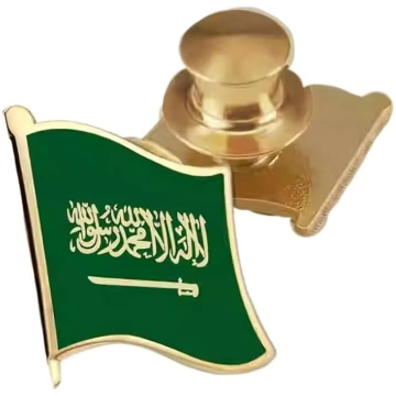 Saūda Arābija Flag Pin Badge - Creative Emalja Pin