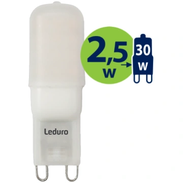 LED SPULDZE PL-G9-21052 2.5W 230lm 360* G9 2700K 1