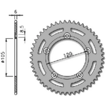 Rear Sprocket 50 teeth – 420 IGM Generic Trigger