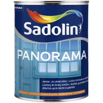 Emaljas krāsa, logi/durvis Sadolin Panorama, pus-s
