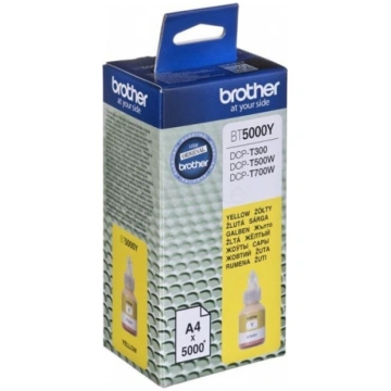 Brother BT5000Y Ink Refill Bottle, Yellow