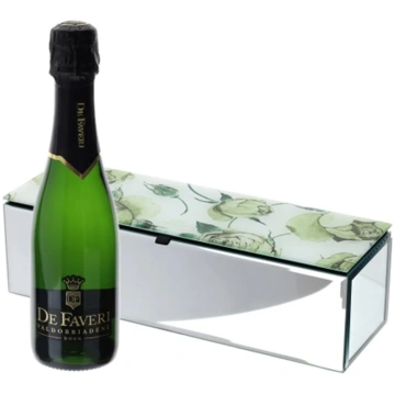 Hervit Glass box with prosecco docg "Baccarat" 375