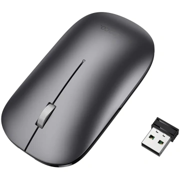 Hoco GM43 grey wireless mouse, dual-mode (Bluetoot
