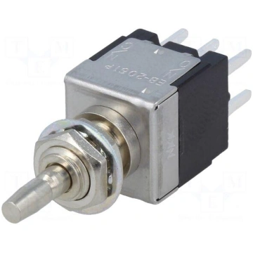 Switch: push-button | Pos: 2 | DPDT | 3A/250VAC | 