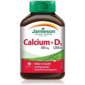Jamieson Calcium + D3 tabletes N90