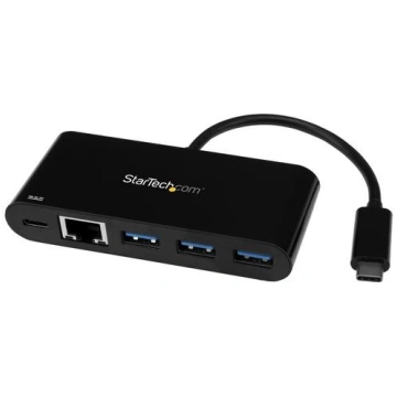 StarTech.com USB-C to Ethernet Adapter with 3-Port