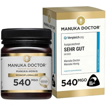 MANUKA DOCTOR MGO 540+ Manuka medus Monofloral | 2