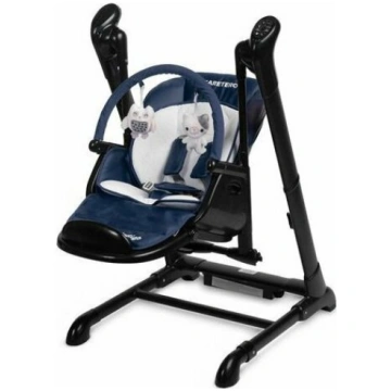 Caretero KRZESEŁKO + HUŚTAWKA INDIGO BLACK NAVY | 