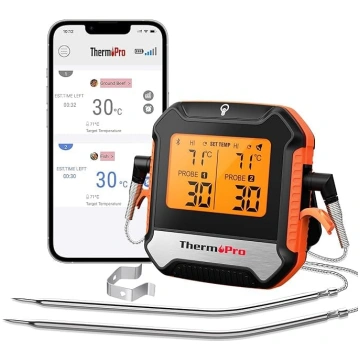 ThermoPro Bluetooth gaļas termometrs ar 2 zondēm, 