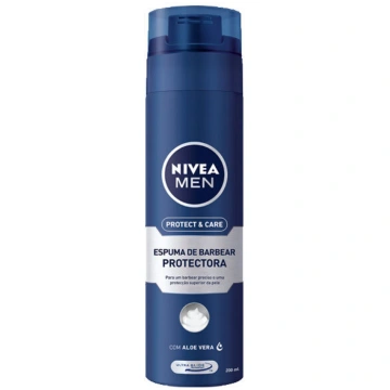 Aizsargājošas skūšanās putas Nivea ar alveju, 200 