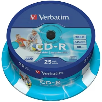Verbatim CD-R AZO Verbatim 700MB 1x-52x Wide Print
