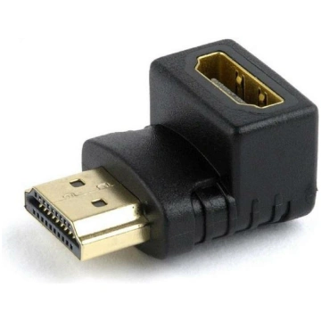 Gembird adapteris A-HDMI90-FML, melns, 90 grādu le