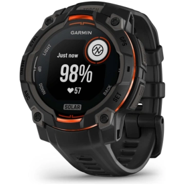 Garmin Instinct 3 viedpulkstenis, Solar, 45 mm, me