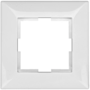 One gang frame, Design CLASSIC, white, EV105001-- 