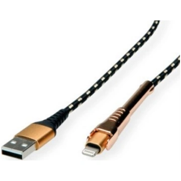Roline GOLD Lightning to USB Cable for iPhone, iPo