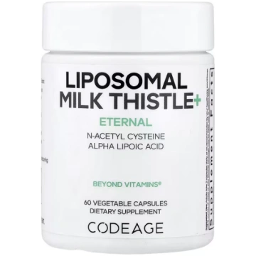Codeage, Eternal, Liposomal Milk Thistle+, 60 Vege