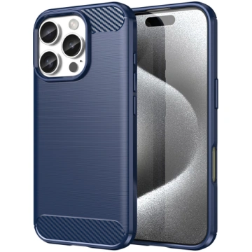 Carbon Case for iPhone 16 Pro Max Silicone Case - 