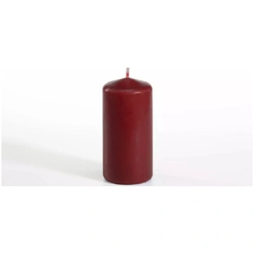 Papstar stabi svece DE1813432 50×80 mm burgundijas