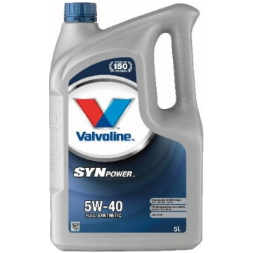 Motoreļļa Valvoline 5W - 40, sintētiskais, 5 l