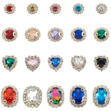 PandaHall 160gab Rhinestone šķautņu šķautņu šķautņ