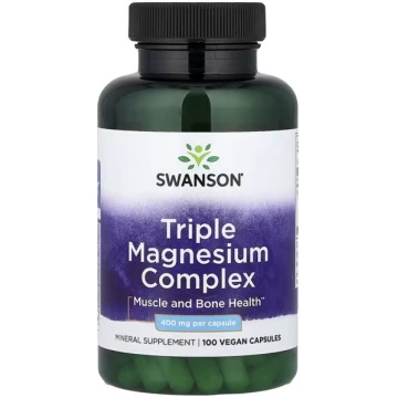 Swanson Vitamins, Triple Magnesium Complex, 400 mg